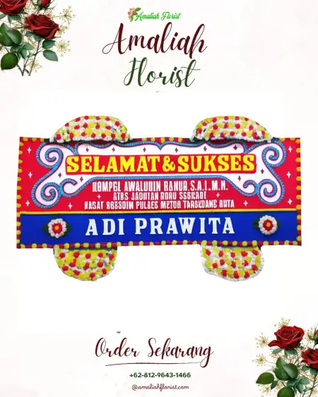 Papan Bunga Ucapan Selamat Udanawu